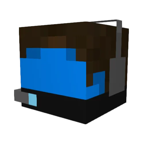 santi728 Minecraft avatar head, 3D render