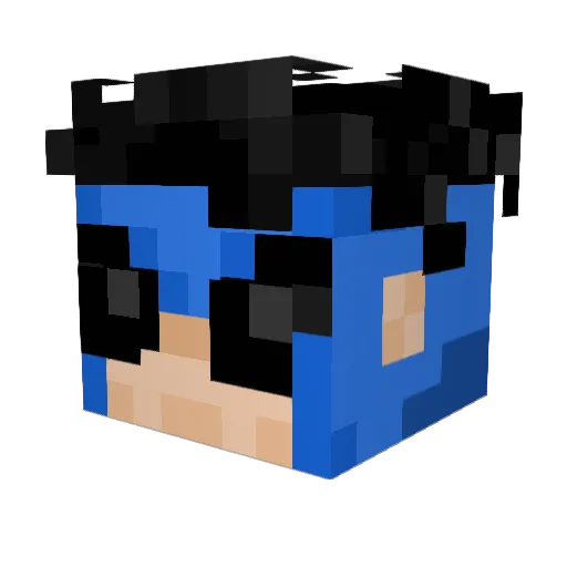 santi_tambo Minecraft avatar head, 3D render