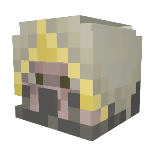 santilas Minecraft avatar head, 3D render