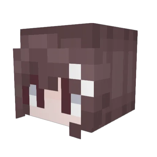 santiuguz Minecraft avatar head, 3D render