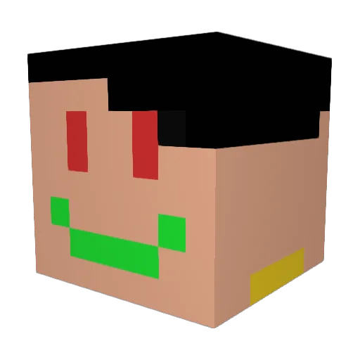 santosh1233 Minecraft avatar head, 3D render