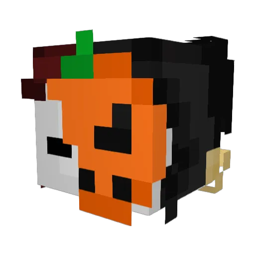 santosswrl_ Minecraft avatar head, 3D render