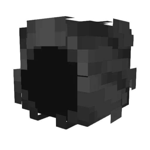 santosxw Minecraft avatar head, 3D render