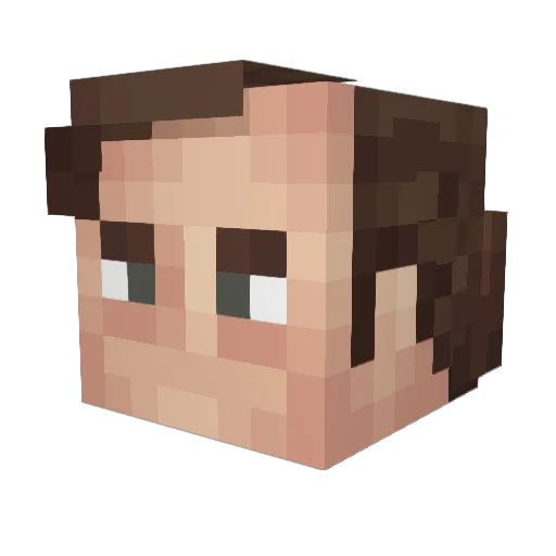 santoz999 Minecraft avatar head, 3D render