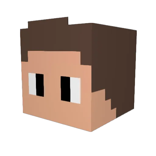 santz777 Minecraft avatar head, 3D render