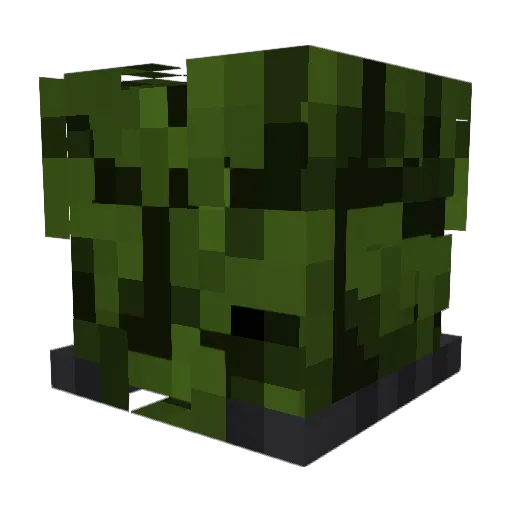 sanyayman Minecraft avatar head, 3D render
