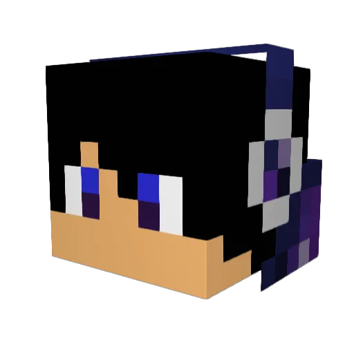 sanysany Minecraft avatar head, 3D render