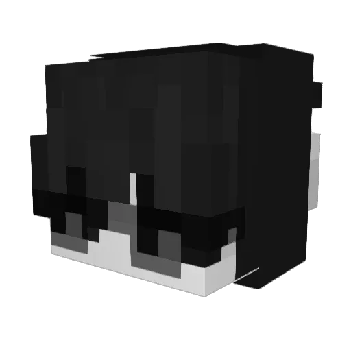 sanyuha666 Minecraft avatar head, 3D render