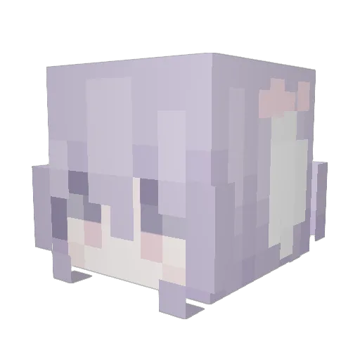 saousenne Minecraft avatar head, 3D render