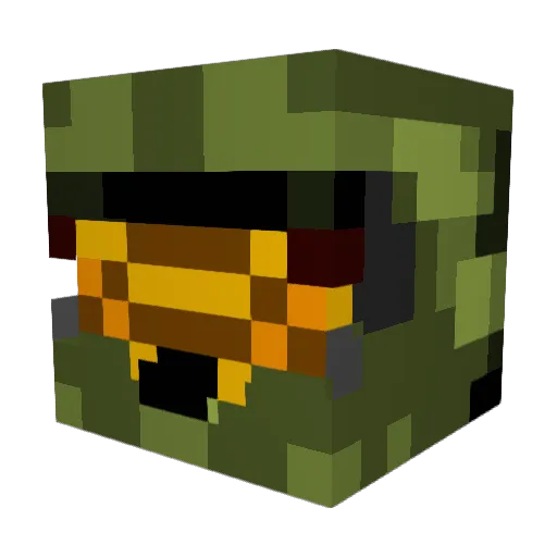 saparipitopo Minecraft avatar head, 3D render