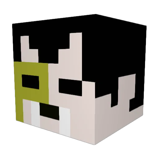 sapchau Minecraft avatar head, 3D render