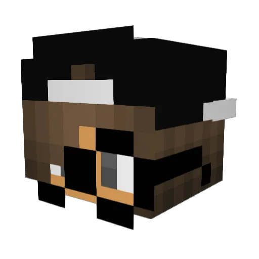 saphireblue22 Minecraft avatar head, 3D render