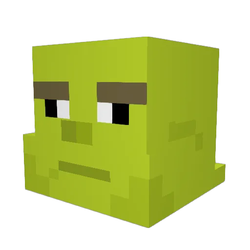 sapinho86 Minecraft avatar head, 3D render