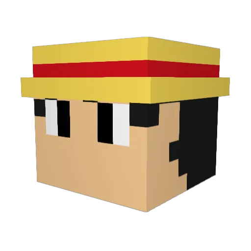 sapohpta Minecraft avatar head, 3D render