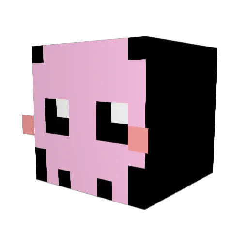 sapphic_samurai Minecraft avatar head, 3D render
