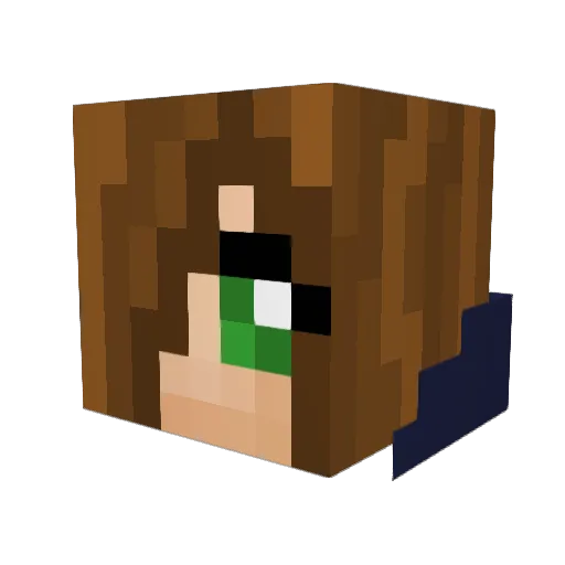 sapphireblue82 Minecraft avatar head, 3D render