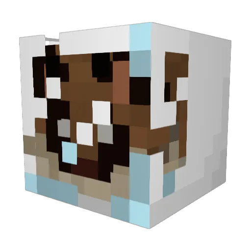 sapphiremonkey Minecraft avatar head, 3D render