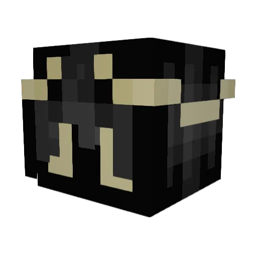 sapranic Minecraft avatar head, 3D render