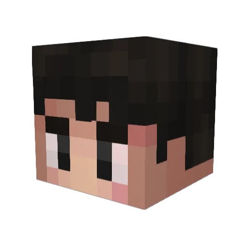 saprodzz Minecraft avatar head, 3D render