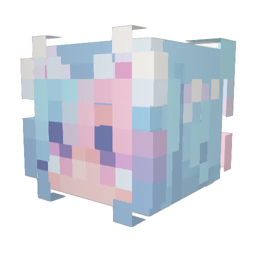 sara6080 Minecraft avatar head, 3D render