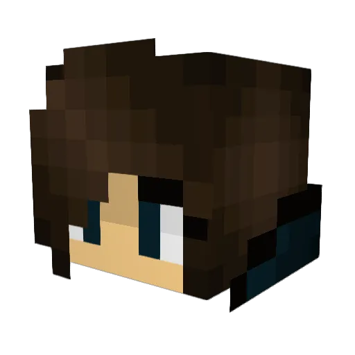 saraa111 Minecraft avatar head, 3D render