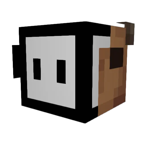 sarabamba Minecraft avatar head, 3D render