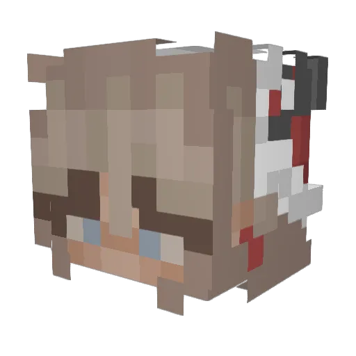 sarabd Minecraft avatar head, 3D render