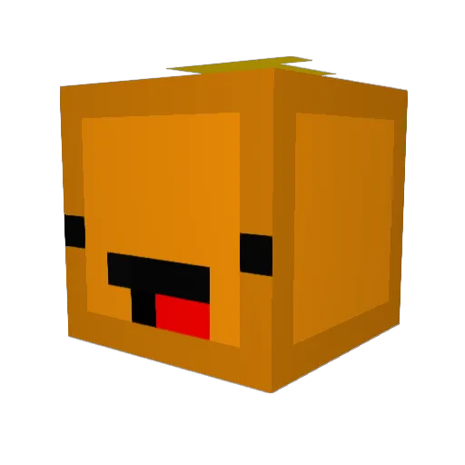 sarabella48 Minecraft avatar head, 3D render
