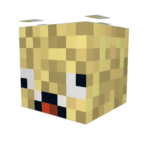 sarachan924 Minecraft avatar head, 3D render