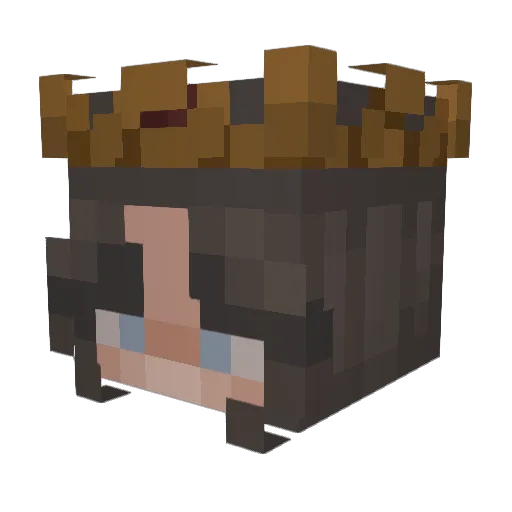 sarada1113 Minecraft avatar head, 3D render