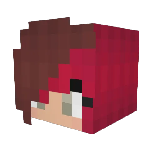 sarah_dawn Minecraft avatar head, 3D render
