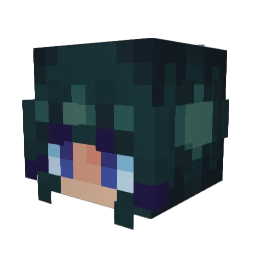 saraharv01 Minecraft avatar head, 3D render