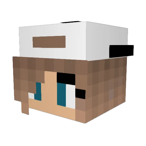 sarahjo0573 Minecraft avatar head, 3D render