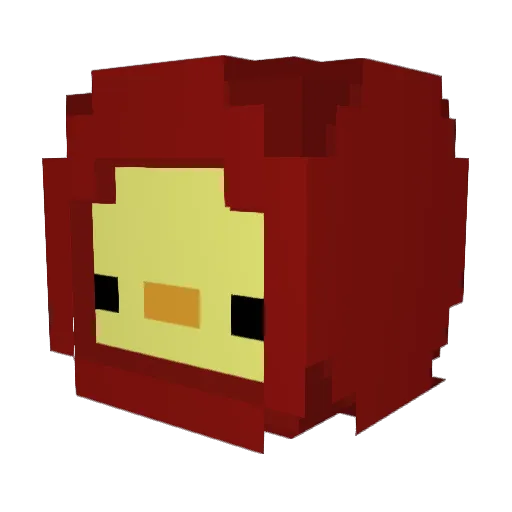 sarahola04 Minecraft avatar head, 3D render