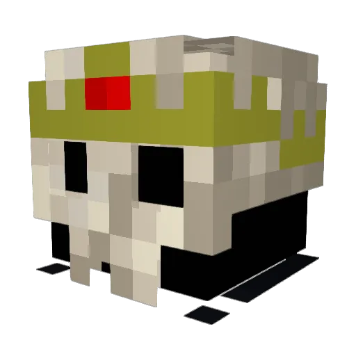 sarahrandom Minecraft avatar head, 3D render
