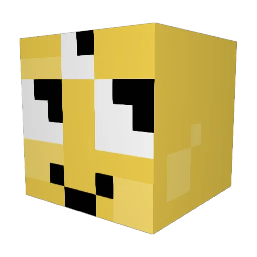 sarahrawrr Minecraft avatar head, 3D render