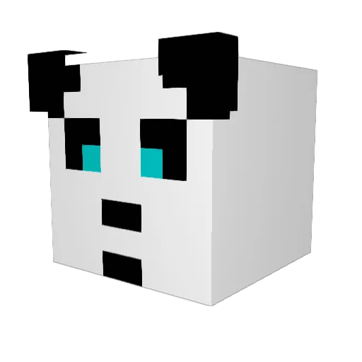 sarahs15x Minecraft avatar head, 3D render