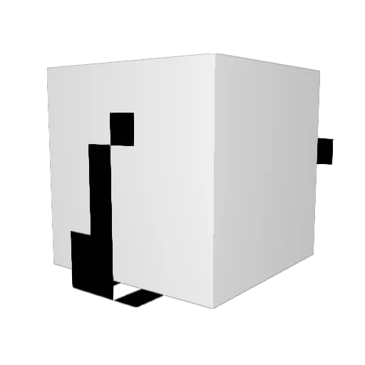 saram0507 Minecraft avatar head, 3D render