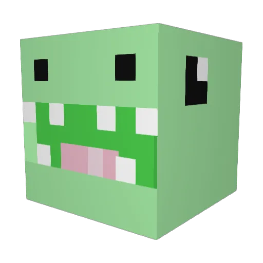 saram08 Minecraft avatar head, 3D render