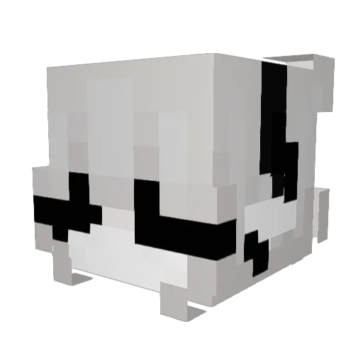 saraqh_ Minecraft avatar head, 3D render