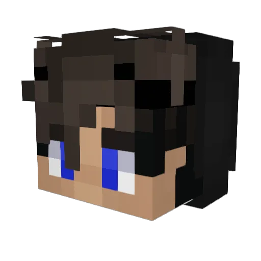 sarar996 Minecraft avatar head, 3D render