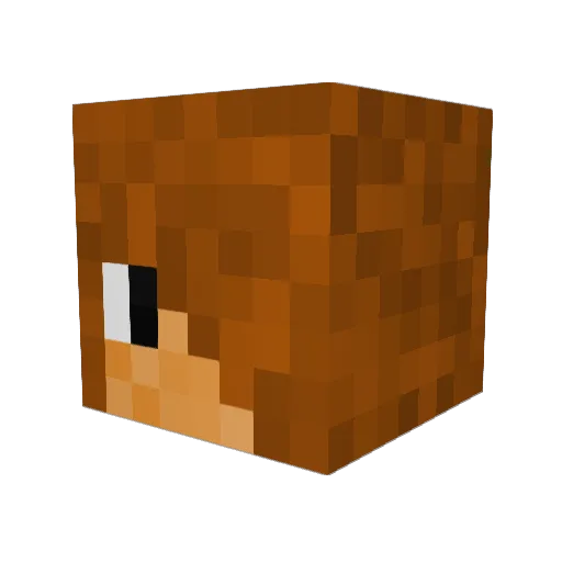 saratoga85 Minecraft avatar head, 3D render