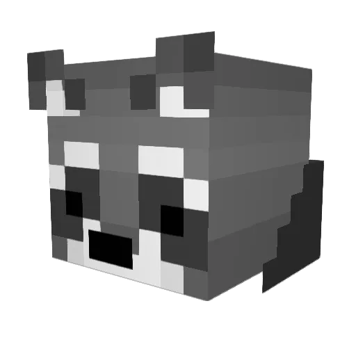 sardine_cloud Minecraft avatar head, 3D render