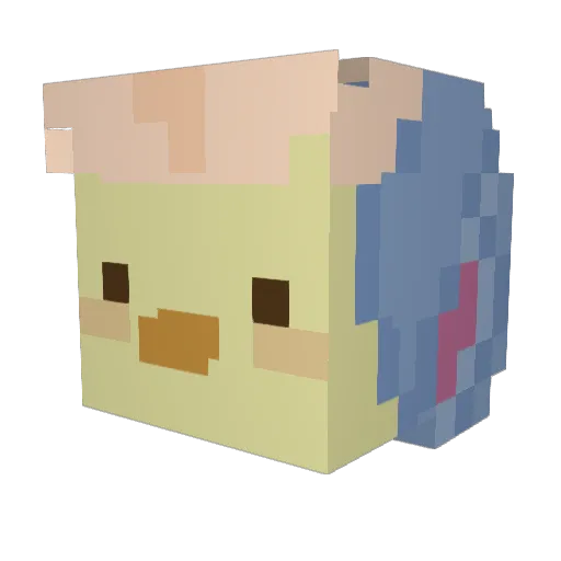 sarebear20 Minecraft avatar head, 3D render