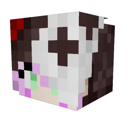 sarena378 Minecraft avatar head, 3D render