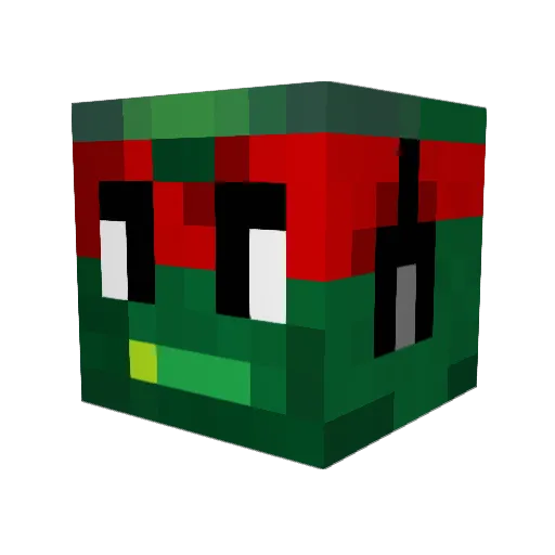 sarge2000 Minecraft avatar head, 3D render