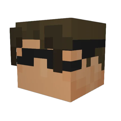 sarge598 Minecraft avatar head, 3D render