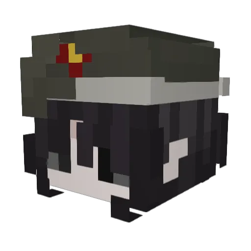 sariha_ Minecraft avatar head, 3D render