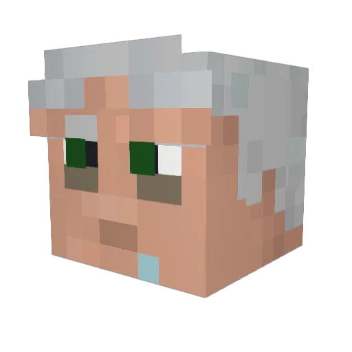 sarin13 Minecraft avatar head, 3D render