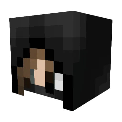 saritav Minecraft avatar head, 3D render